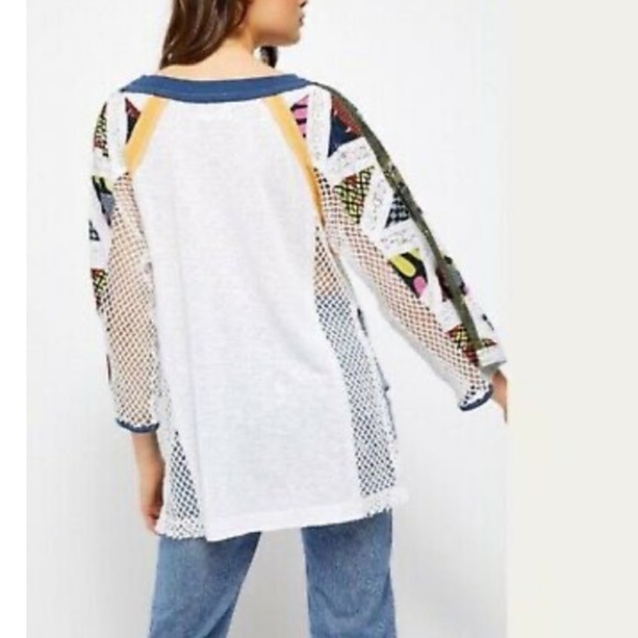 Free People Serengeti Mixed Media T-Shirt - Picture 3 of 12